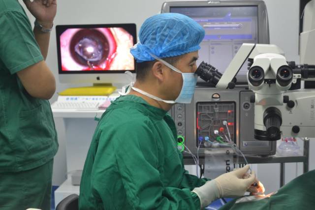 “儿童白内障手术是一个非常 的领域,与成人白内障手术相比,儿童白内障手术术前,术中和术后的手术操作远比成人复杂,并非精通成年白内障手术就可以进行儿童白内障手术,而且这次是后发性白内障,已经做过手术的眼睛还要再做一*次手术,和之前许多患先天性白内障的小孩重见光明一样。经过20 艰苦奋战,小宝的左眼手术顺利完成。.jpg “儿童白内障手术是一个非常 的领域,与成人白内障手术相比,儿童白内障手术术前,术中和术后的手术操作远比成人复杂,并非精通成年白内障手术就可以进行儿童白内障手术,而且这次是后发性白内障,已经做过手术的眼睛还要再做一*次手术,和之前许多患先天性白内障的小孩重见光明一样。经过20 艰苦奋战,小宝的左眼手术顺利完成。.jpg